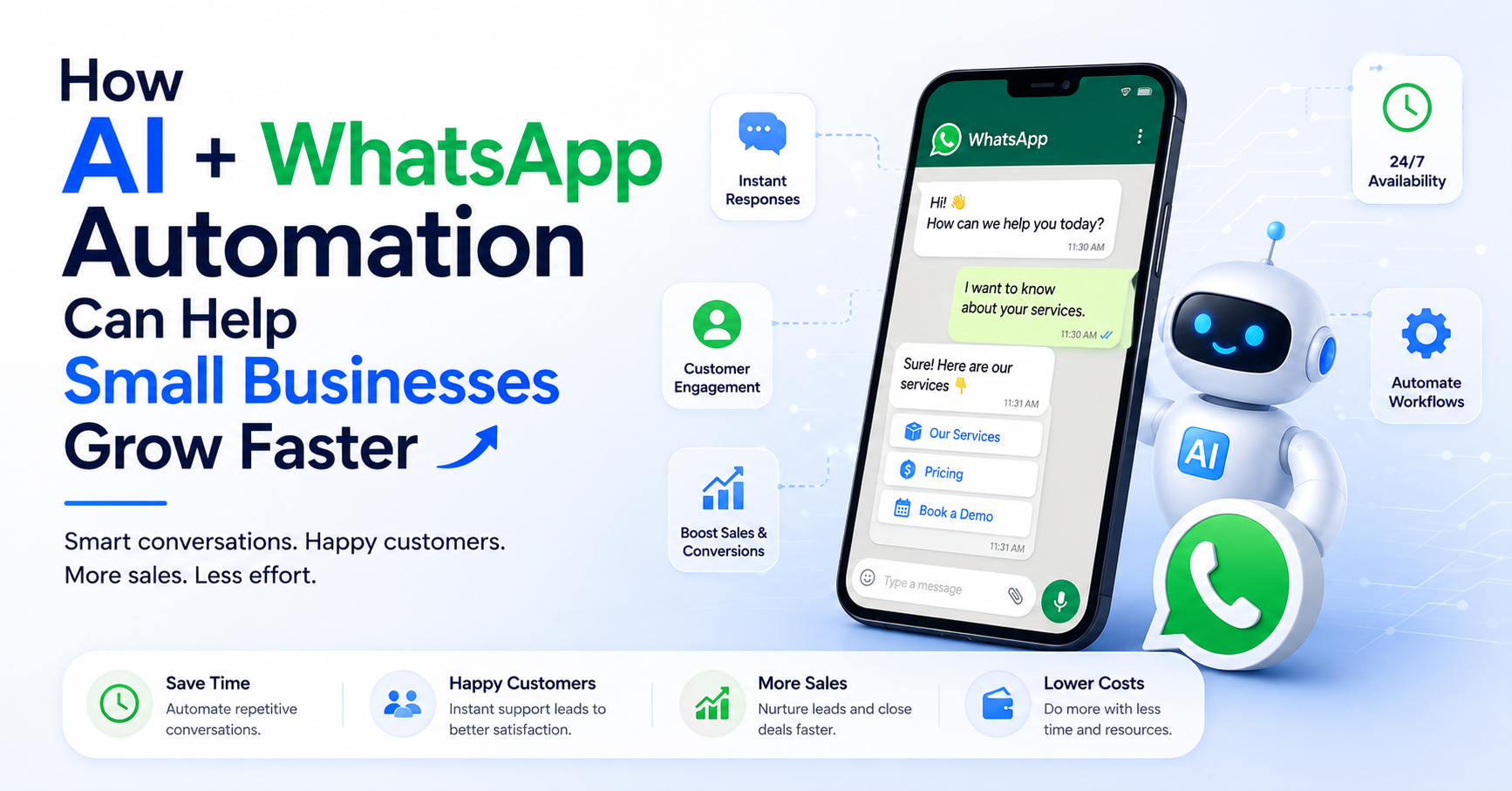 How AI + WhatsApp Automation Can Help Small Businesses Grow Faster